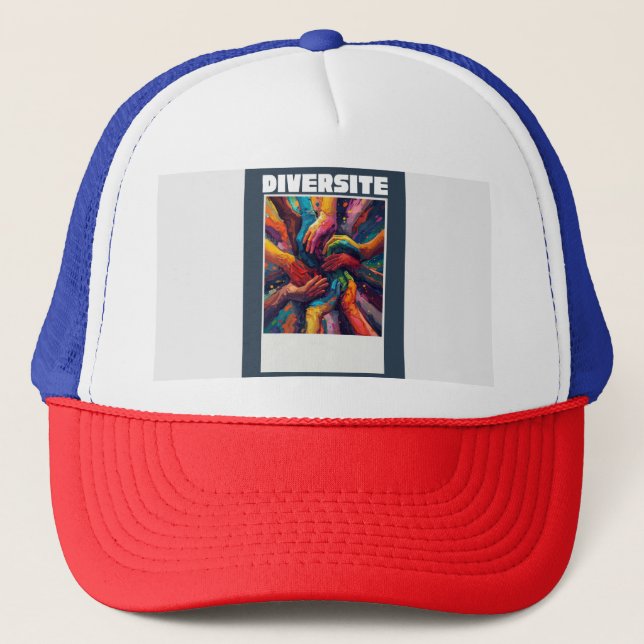 Many Hands, One Future – Diversité Trucker Hat (Front)