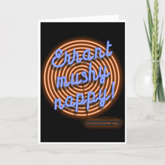 Many Happy Returns funny anagram Card