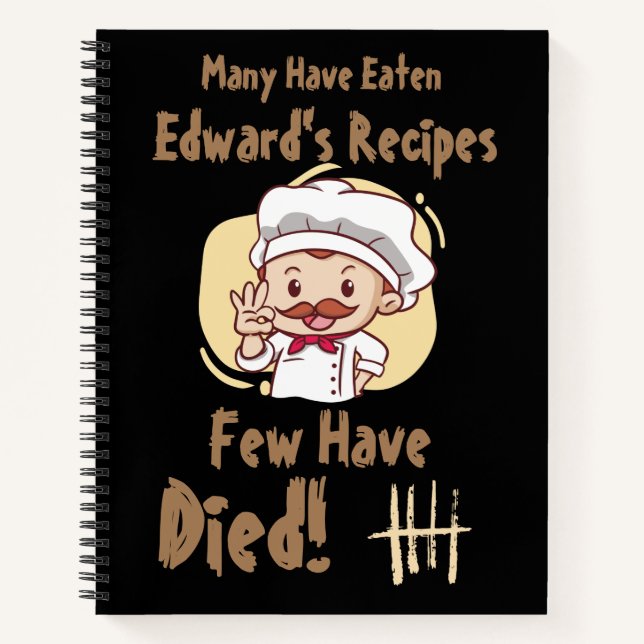 Many Have Eaten (Insert Name)'s Recipes Notebook (Front)