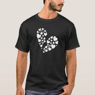 Many Hearts in Broken Heart Shape  Broken Heart He T-Shirt