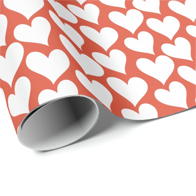 Many Hearts Wrapping Paper (Roll Corner)