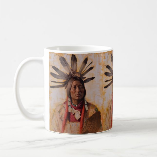 Many Horns Coffee Mug (Left)