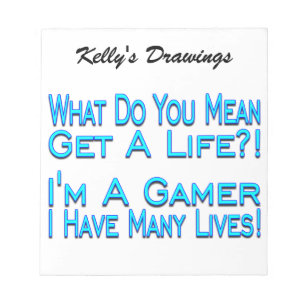 Many Lives Gamer Notepad