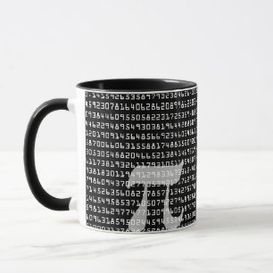Many Many Digits of Pi Mathematical Constant Mug