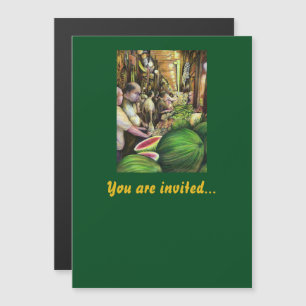 Many Men, Many Melons, Budapest Magnetic Invitation