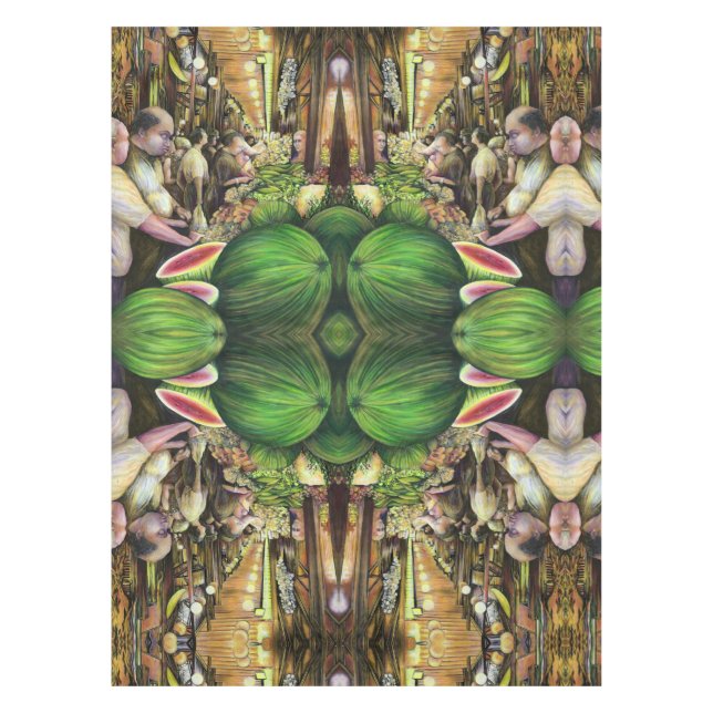 Many Men, Many Melons Tablecloth (Front)