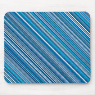 Many multi coloured stripes into the blue… mouse mat