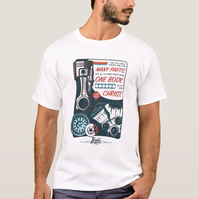 Many Parts, One Body T-Shirt (Front)