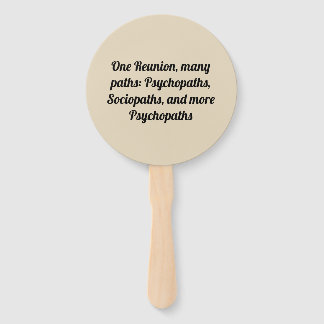 Many Paths Custom Family Reunion Hand Fan