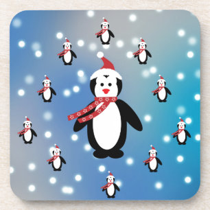 Many Penguins Coaster