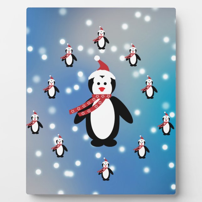 Many Penguins Plaque (Front)