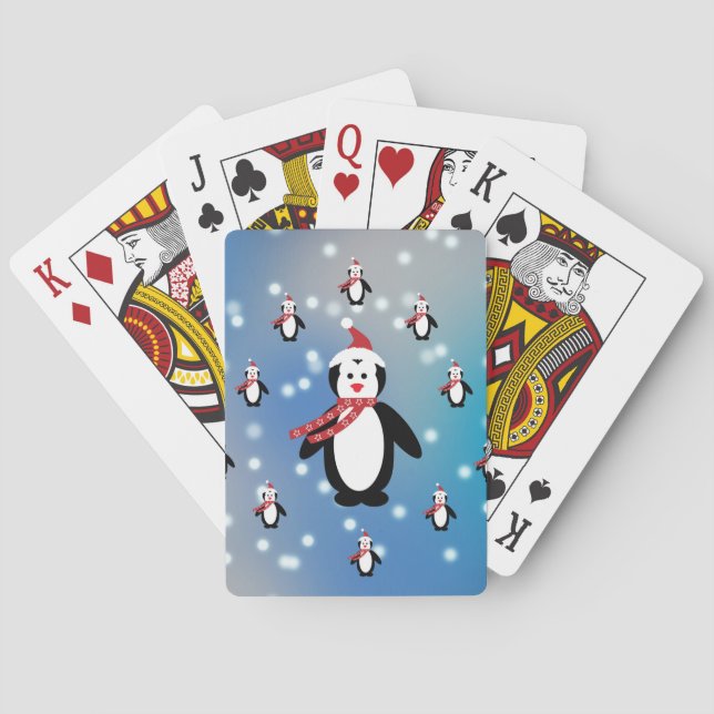 Many Penguins Playing Cards (Back)