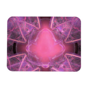 Many Pink Swirls Magnet