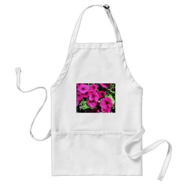 Many Purple Petunias Standard Apron (Front)