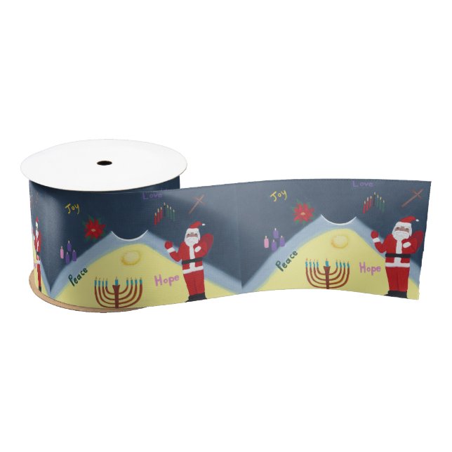 Many Reasons for the Season, Holiday Ribbon Satin Ribbon (Spool)