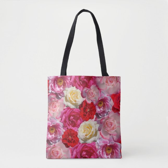 many roses tote bag (Front)