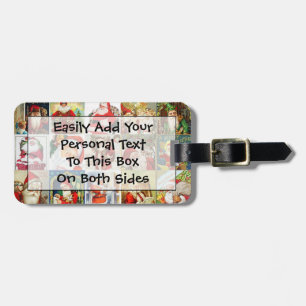 Many Santas Easy ID Personal Luggage Tag
