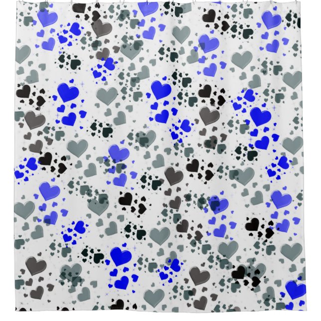 many small hearts Curtain (Front)