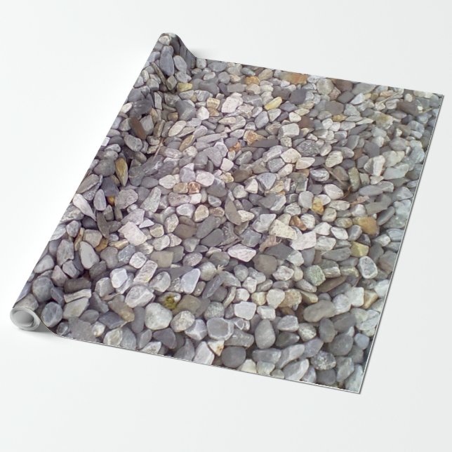 Many small stones wrapping paper (Unrolled)