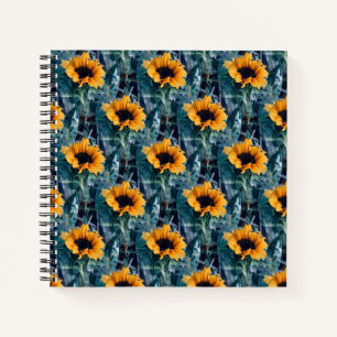 Many Sunny Sunflowers.... Notebook