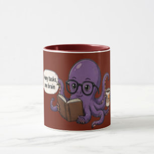Many Tasks, One Brain – Funny & Relatable Coff Mug