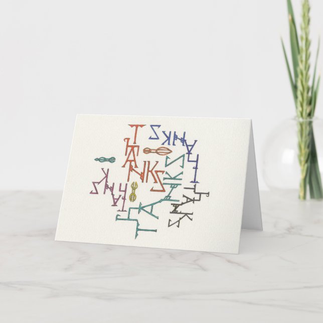 Many Thanks Card (Front)