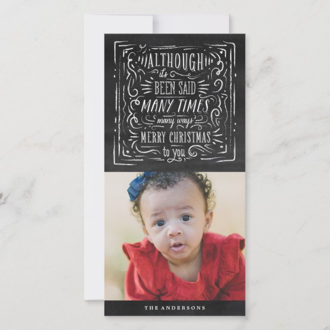 Many Ways | Holiday Photo Cards (Front)