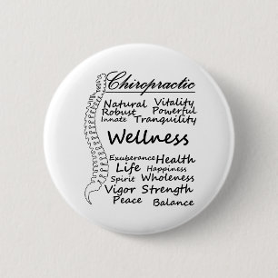 Many Ways to Say "Chiropractic" Chiropractor Gift 6 Cm Round Badge