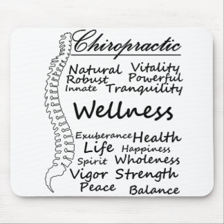 Many Ways to Say "Chiropractic" Chiropractor Gift Mouse Mat