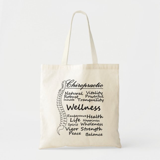 Many Ways to Say "Chiropractic" Chiropractor Gift Tote Bag (Front)
