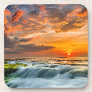 Manyar Beach At Sunrise Coaster