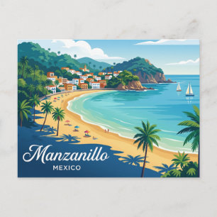 Manzanillo Mexico Postcard