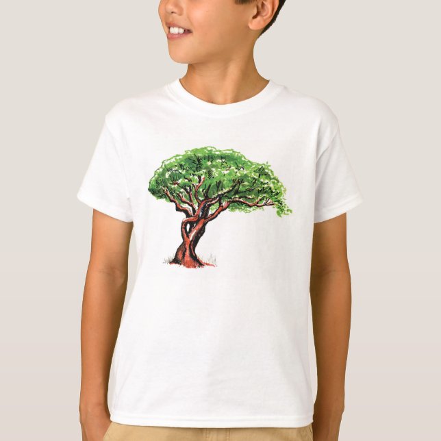 Manzanita Montessori T-shirt - kids (Front)