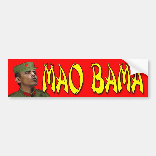 Mao Bama (Picture) Bumper Sticker (Front)