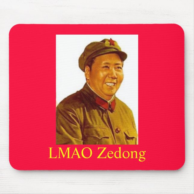 mao, LMAO Zedong Mouse Mat (Front)