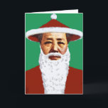 Mao Merry Christmas Chinese Pop Art Santa Claus Holiday Card<br><div class="desc">Mao Merry Christmas Chinese Pop Art Santa Claus</div>
