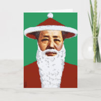 Mao Merry Christmas Chinese Pop Art Santa Claus