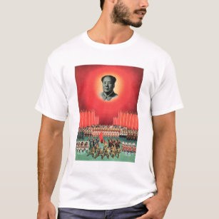 Mao Zedong "The East is Red" 1965 China Propaganda T-Shirt