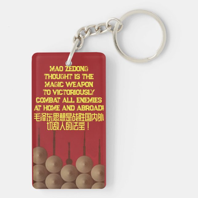 MAO ZEDONG THOUGHT KEY RING (Back)