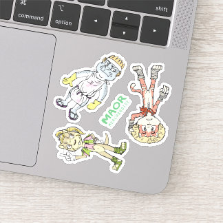 MAOR 3x3" Chibi Cast Sticker #1