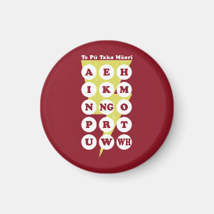 Maori Alphabet Learning Te Reo Magnet