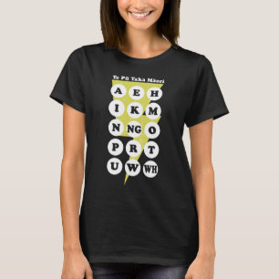 Maori Alphabet Learning Te Reo T-Shirt