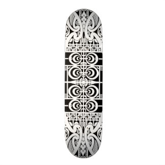 Maori and Marquesas tribal tattoo design Skateboard