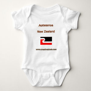 Maori, Aotearoa Baby Bodysuit