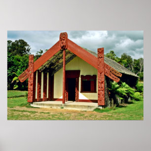 Maori Arts And Crafts Institute, Rotorua Poster