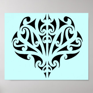 Maori design poster