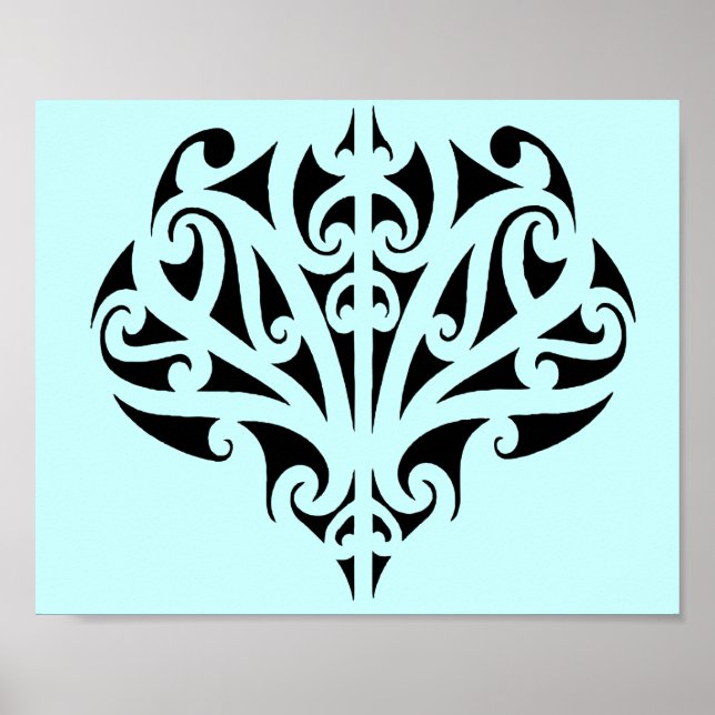 Maori design poster (Front)