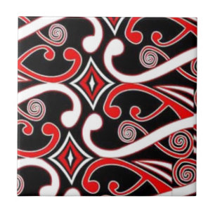 maori designs tile
