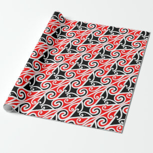 maori designs tribal art for you wrapping paper