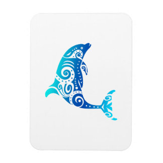 Maori Dolphin Polynesian Tribal Tattoo Gift Idea Magnet